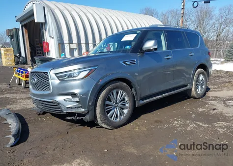 2018 Infiniti Qx80 из США, поврежденный, VIN JN8AZ2NE4J9193894